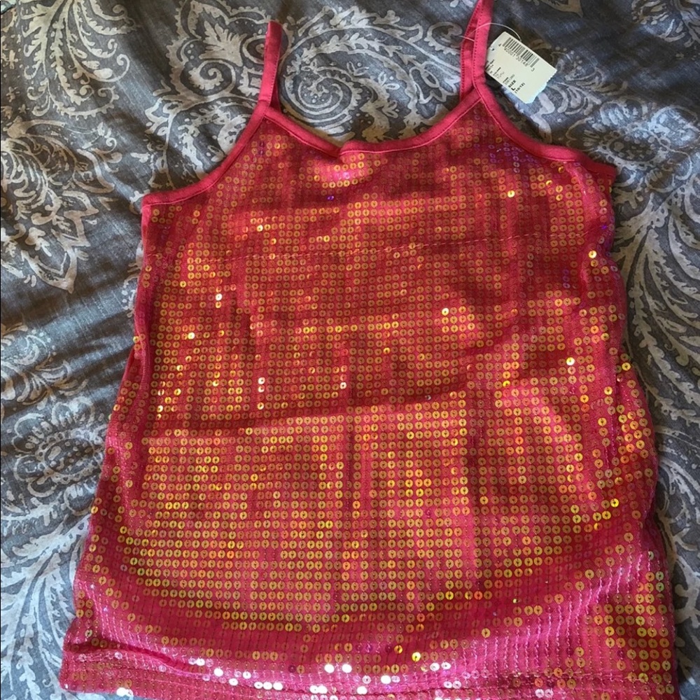 Cute Shimmery Pink Tank